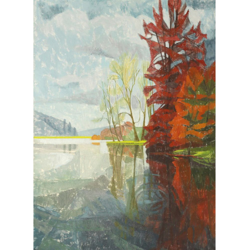 'Stourhead, Autumn Trees' Oil On Linen, Framed