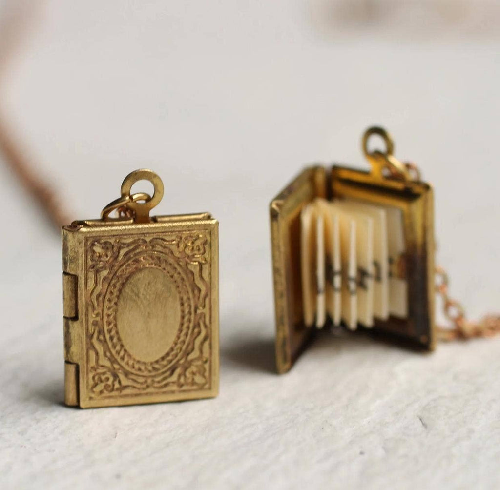 Tiny Book Locket