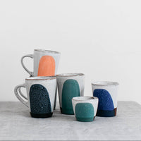 Handmade Contemporary Terracotta Cup | Ocean