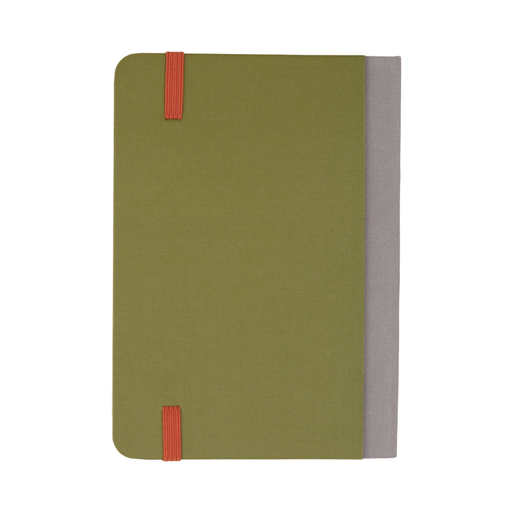 Standard Issue Pocket Journal | Army Green + Chilli