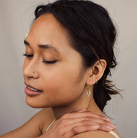 Art Deco Crystal Baguette Earrings
