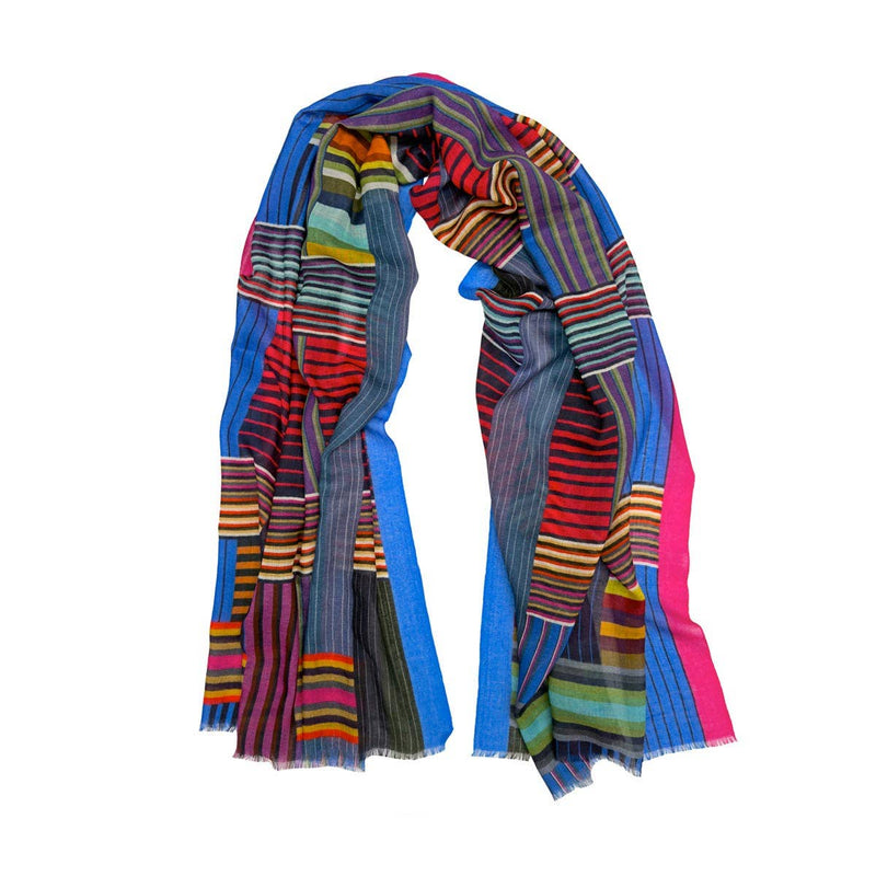 Shuttle | Lightweight Fine Wool Art Scarf