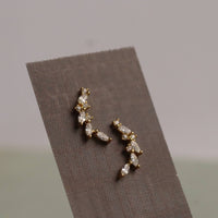 Laurel Wreath Leaf Stud Earrings