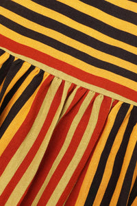 Alder Dress Painters Stripe