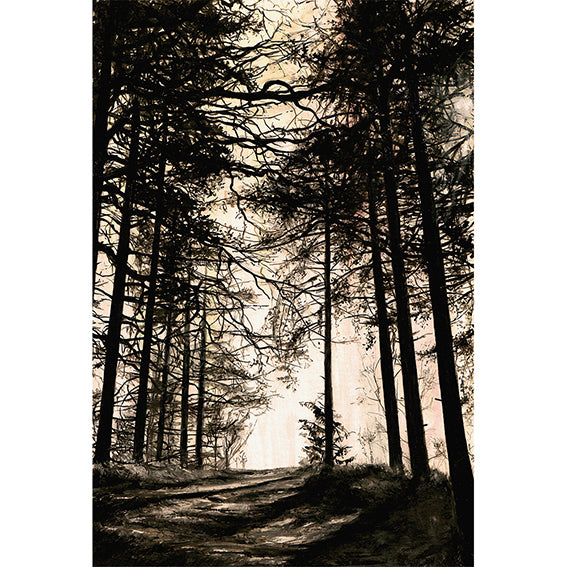 'Beyond The Trees' Giclée Print, Unframed