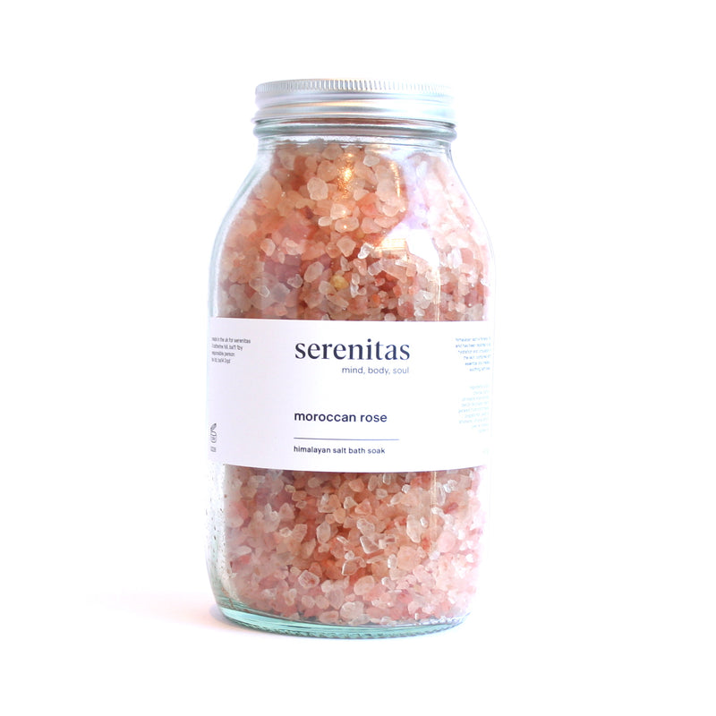 Serenitas Bath Salt -Moroccan Rose