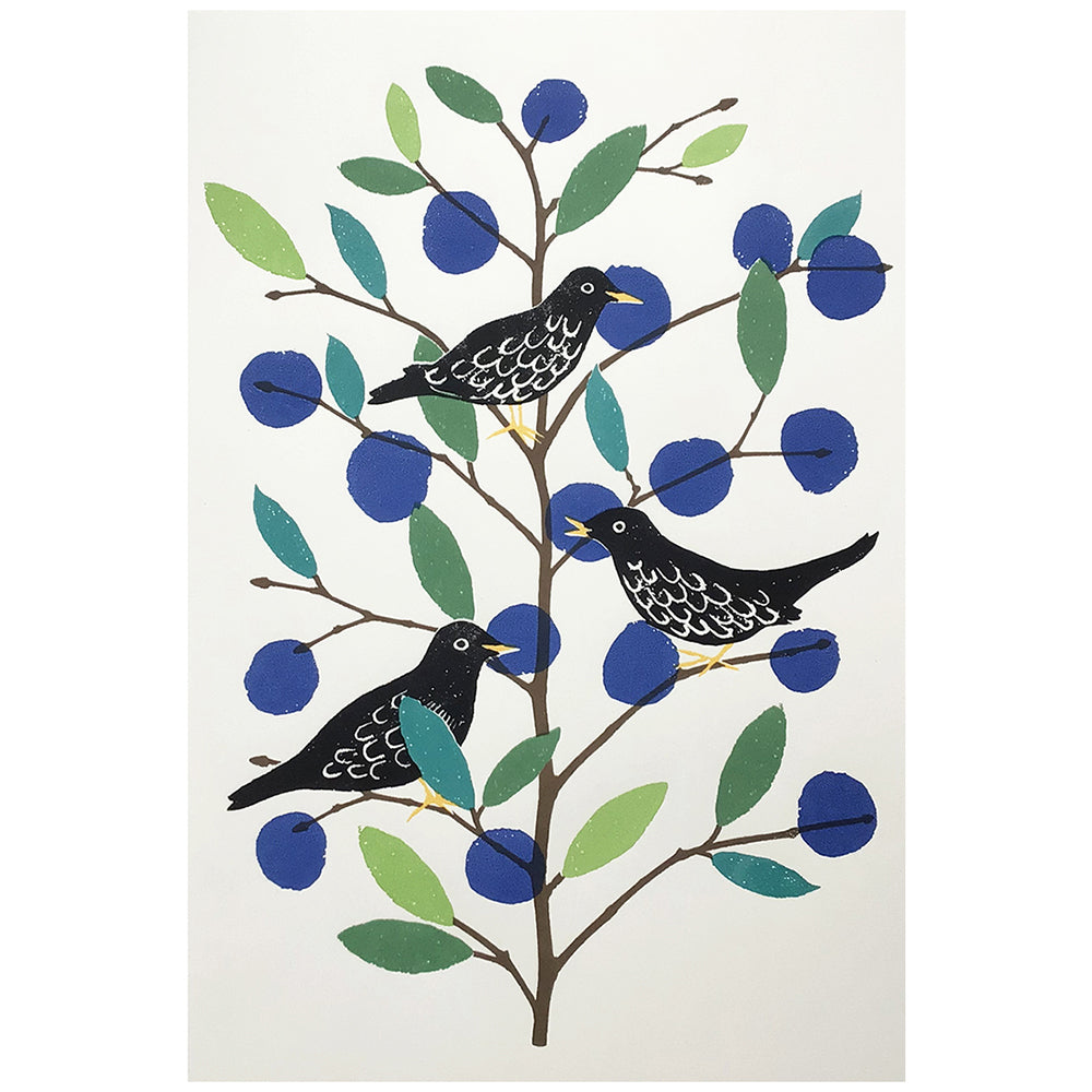 Blackbirds, Silkscreen Print