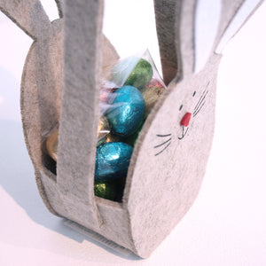 Easter Bunny Basket with Milk Chocolate