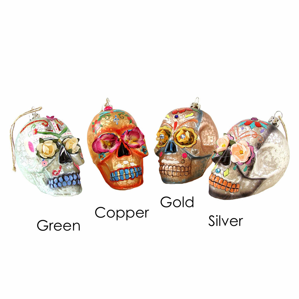 Day of The Dead Sugar Skull Bauble