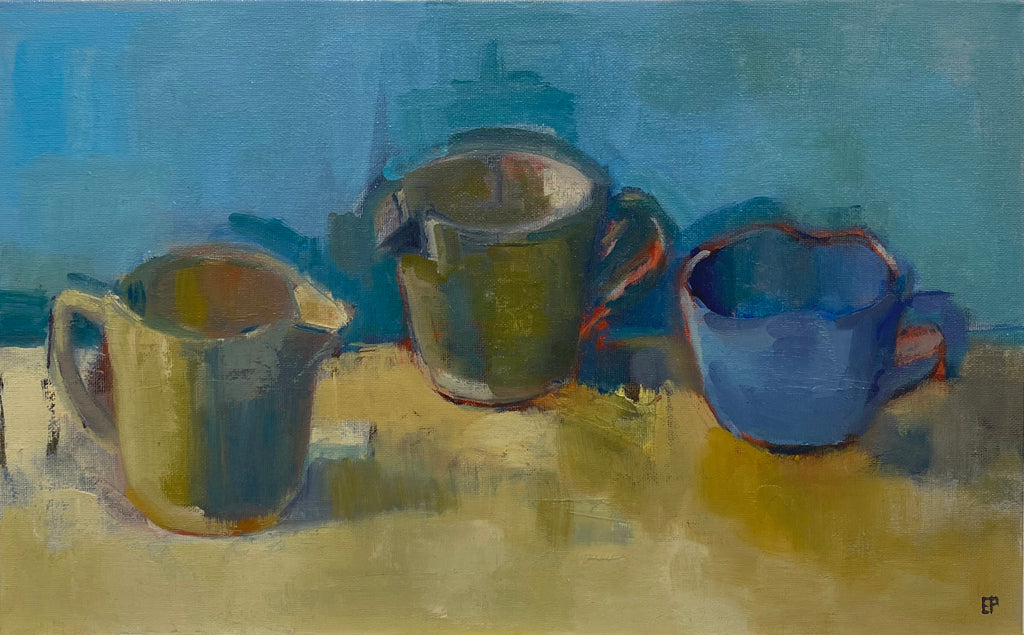 'Chalices Of Hope', Oil Painting, Framed