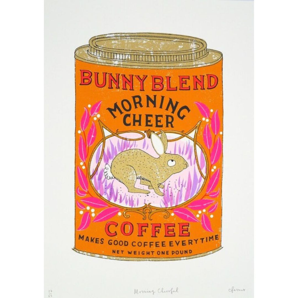 'Morning Cheerful', Screen Print, Unframed