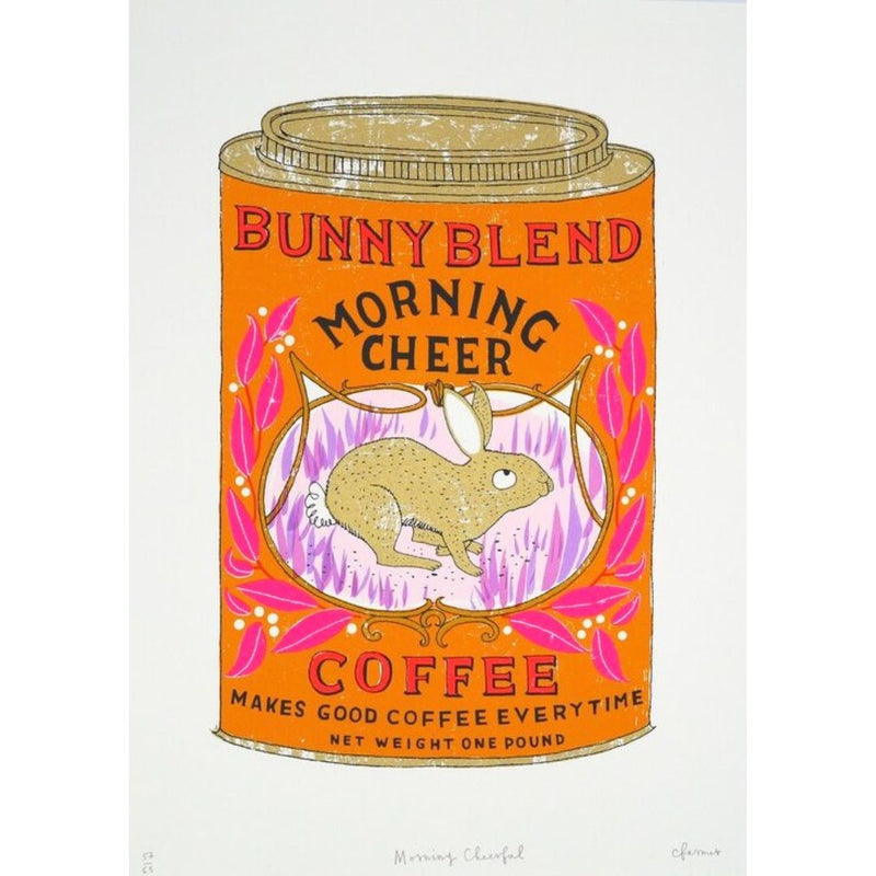 'Morning Cheerful', Screen Print, Unframed