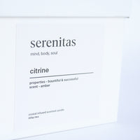 Citrine - Crystal Infused Scented Candle