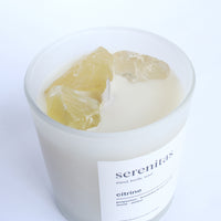 Citrine - Crystal Infused Scented Candle