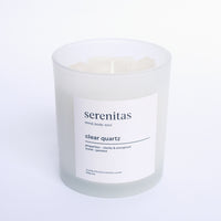 Clear Quartz - Crystal Infused Scented Candle