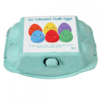 Coloured Chalk Eggs-Set Of Six