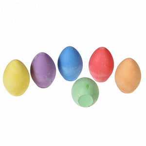 Coloured Chalk Eggs-Set Of Six