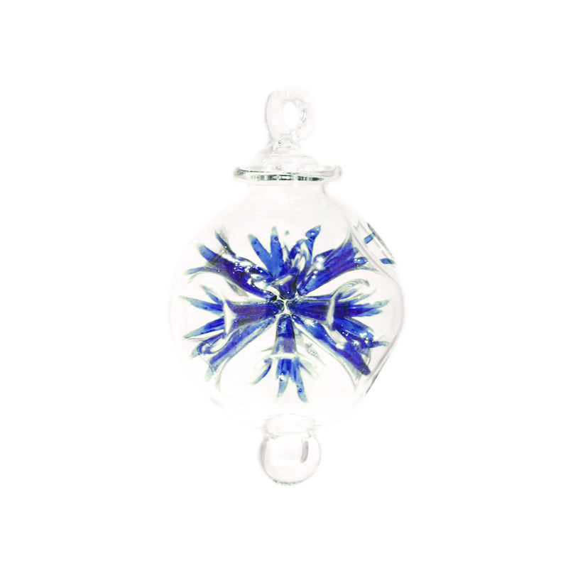 Fiesta Bauble in Blue, Small