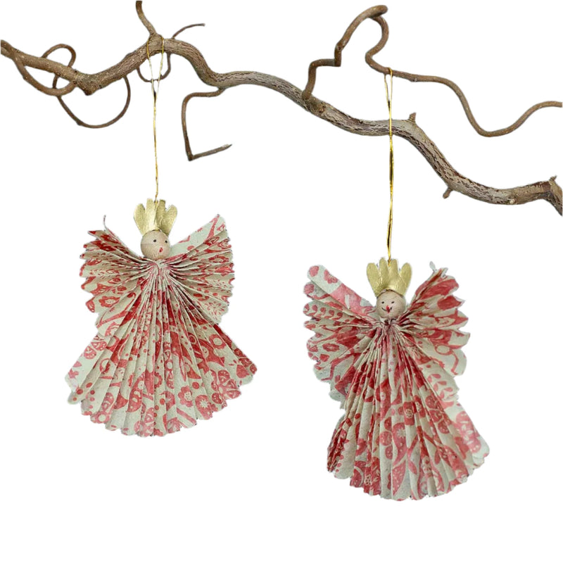 Angel Christmas Ornament - Pack of Two