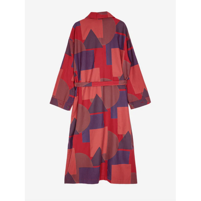 Geometric Print Long Dress