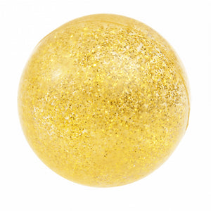 Glitter Bouncy Ball-Gold Dog