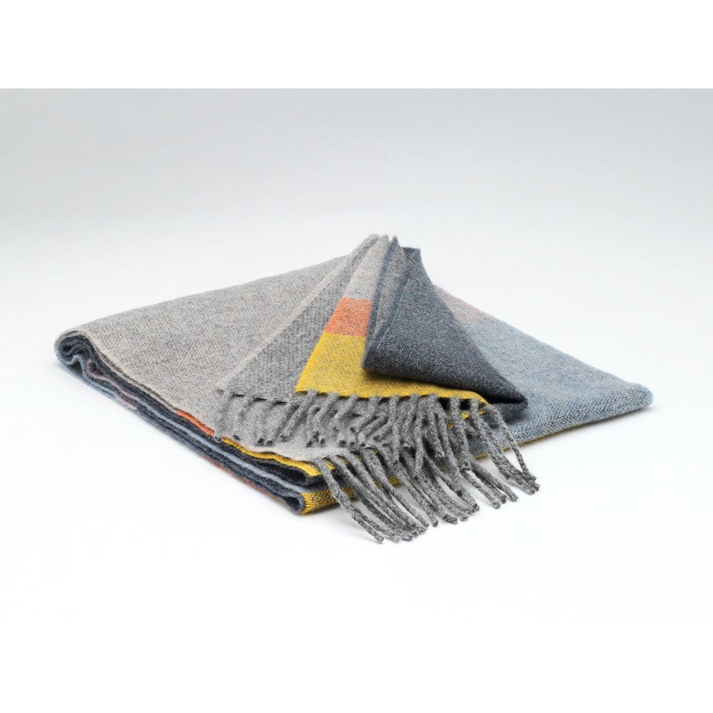 Grey Citrus Stripe Scarf