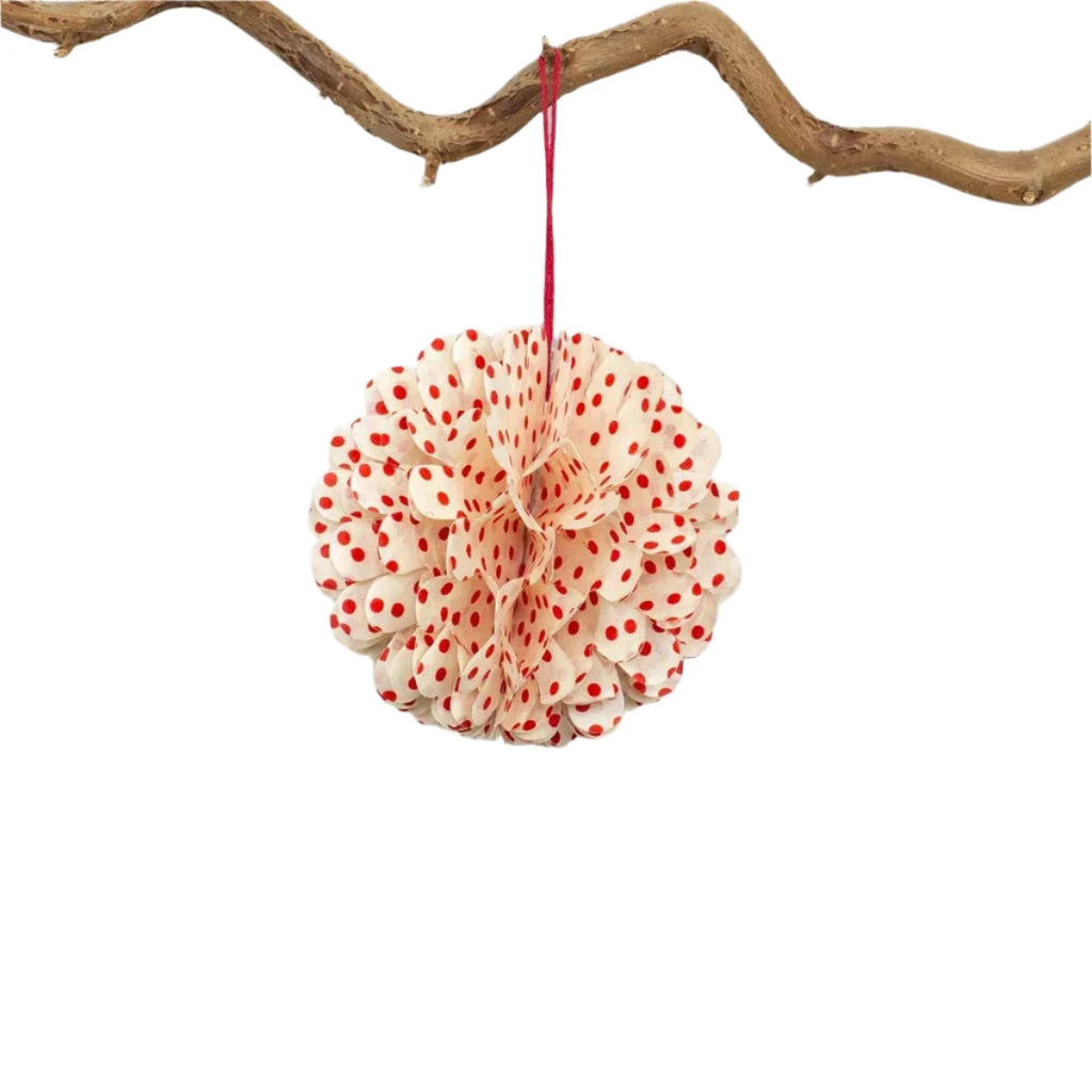 Honeycomb Flower Paper Ornament