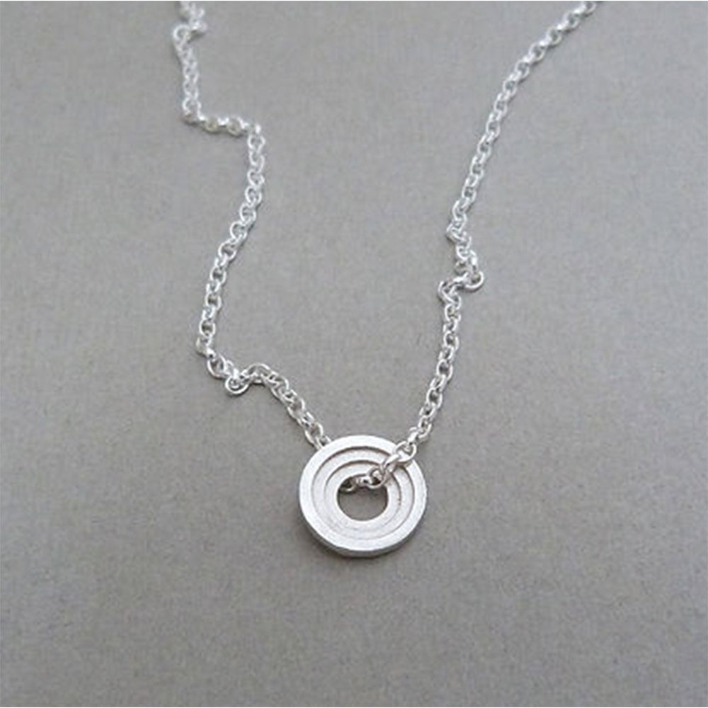 Siver Artemis Small Circle Necklace