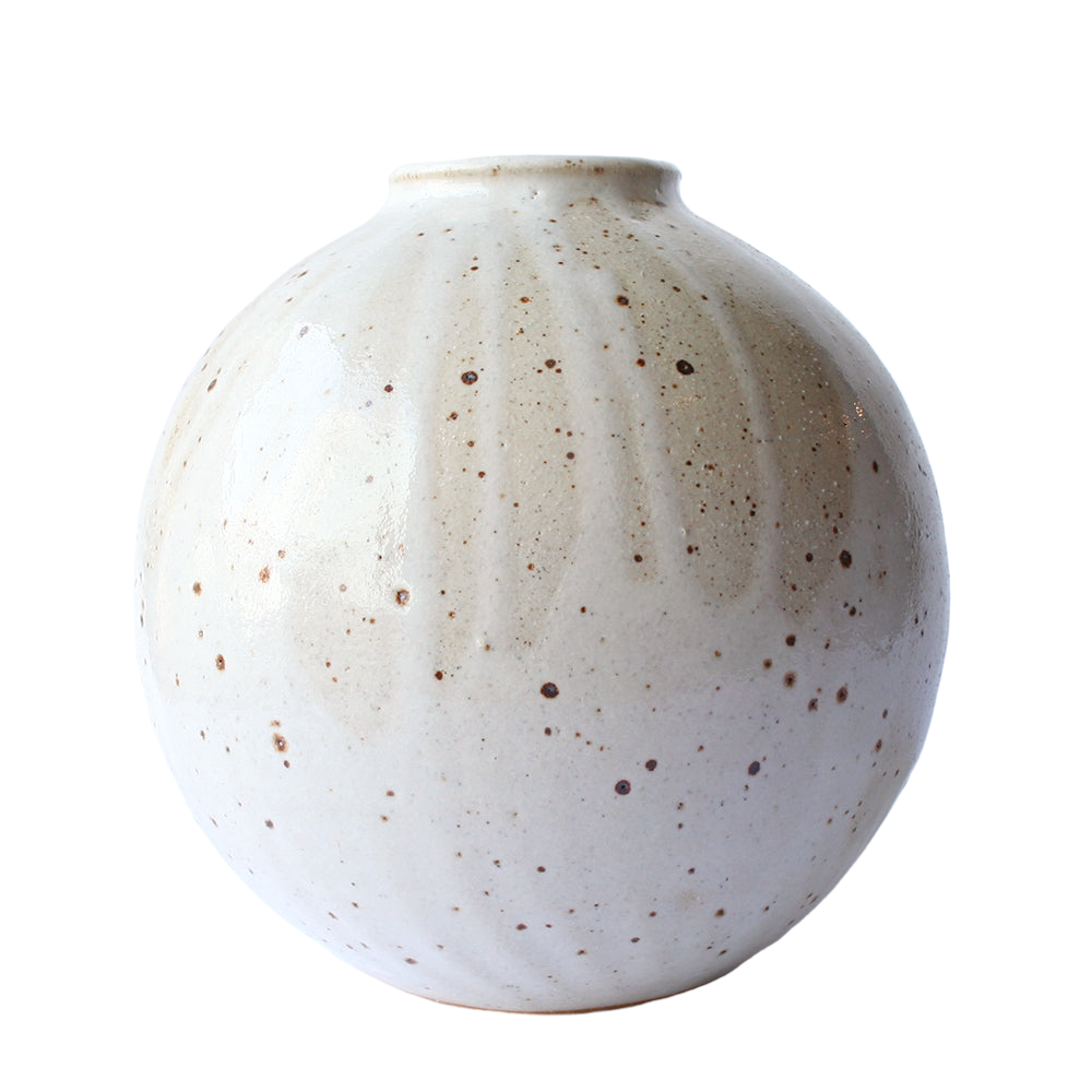 Large Round Lustre Vase