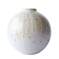 Large Round Lustre Vase