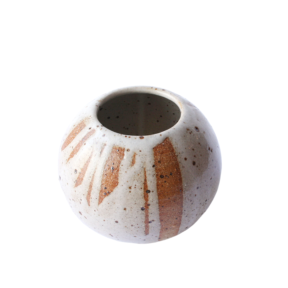 Little Round Poured Lustre Vase