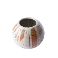 Little Round Poured Lustre Vase