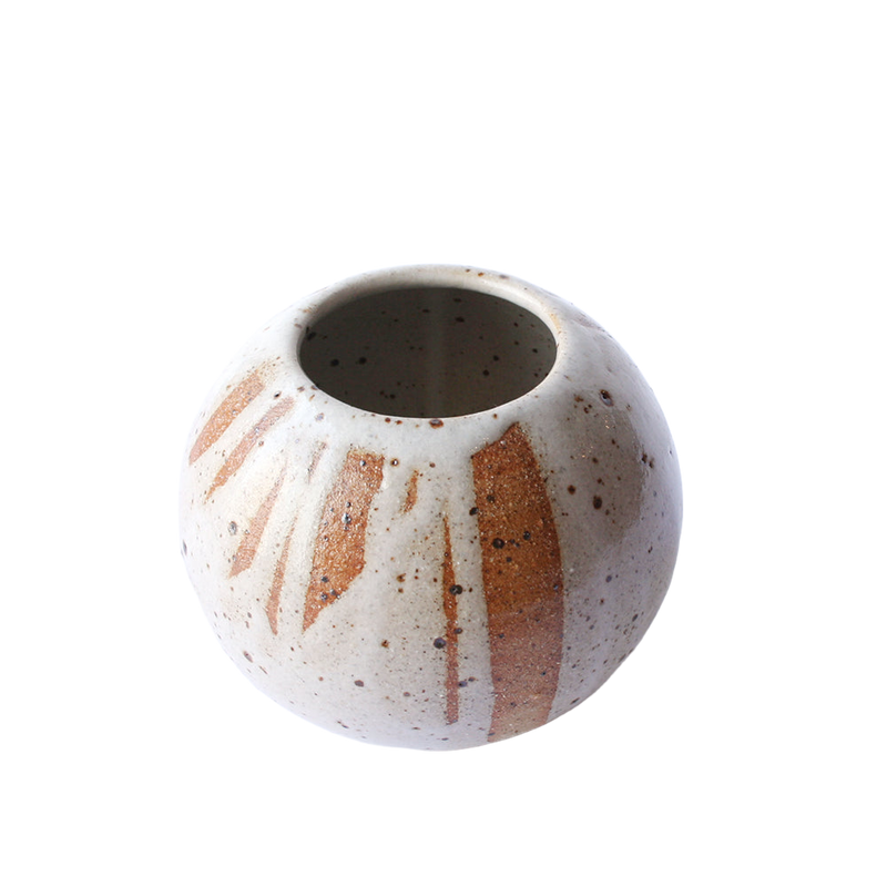 Little Round Poured Lustre Vase