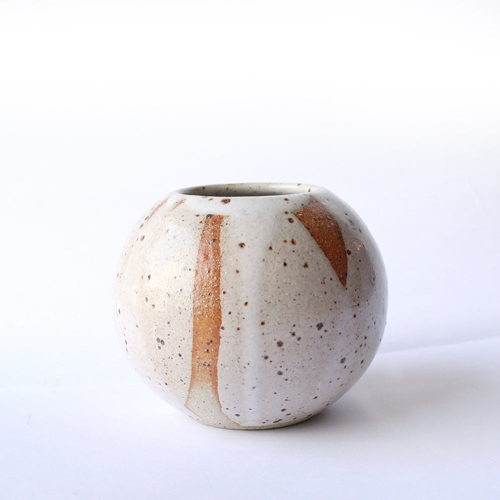 Little Round Poured Lustre Vase