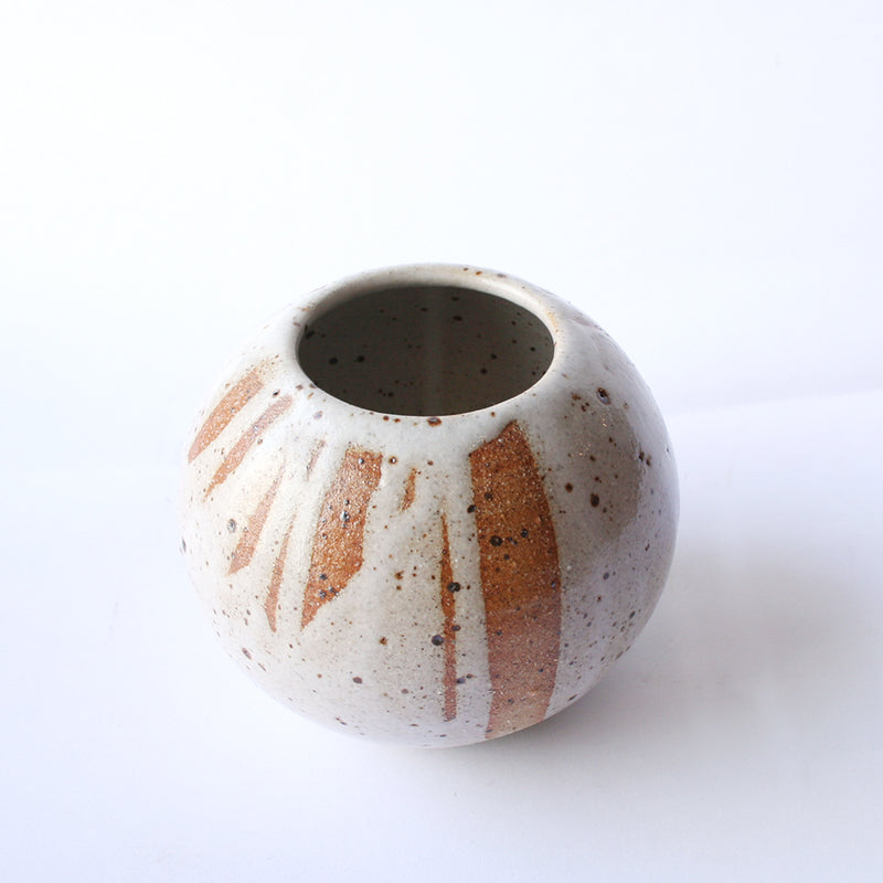 Little Round Poured Lustre Vase