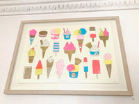 'Hello Sunshine' Screen Print, Framed
