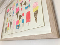 'Hello Sunshine' Screen Print, Framed