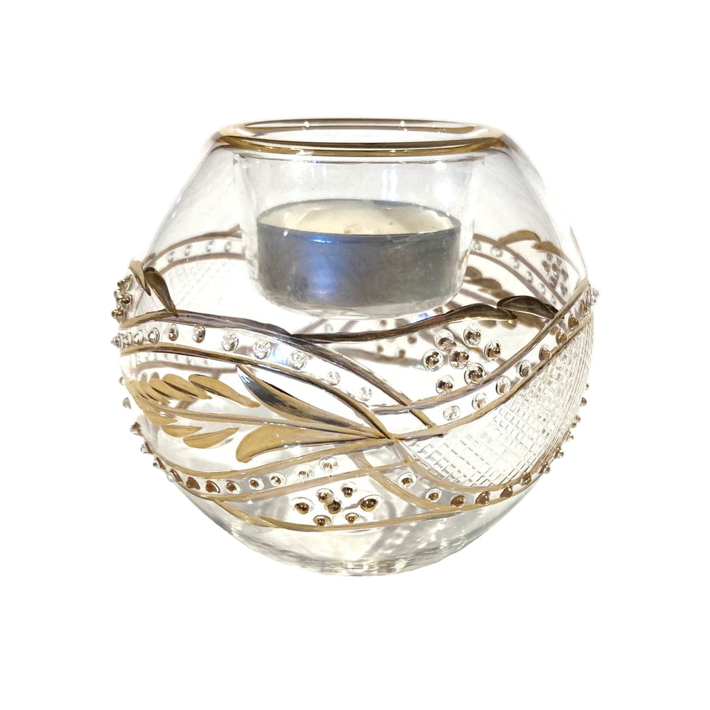 Garland Votive in Gold