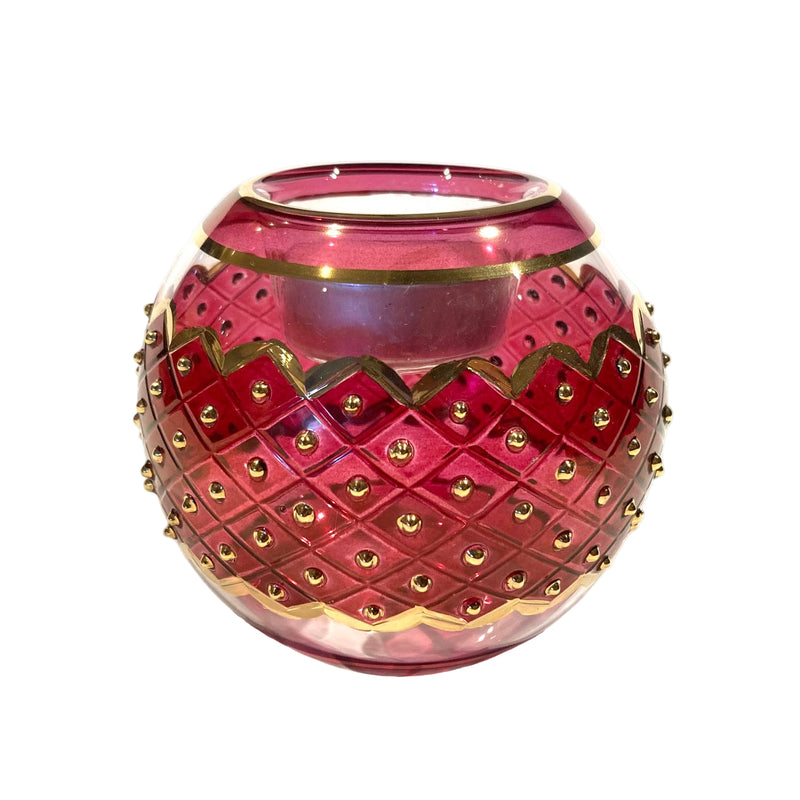 Byzantian Votive in Ruby Red