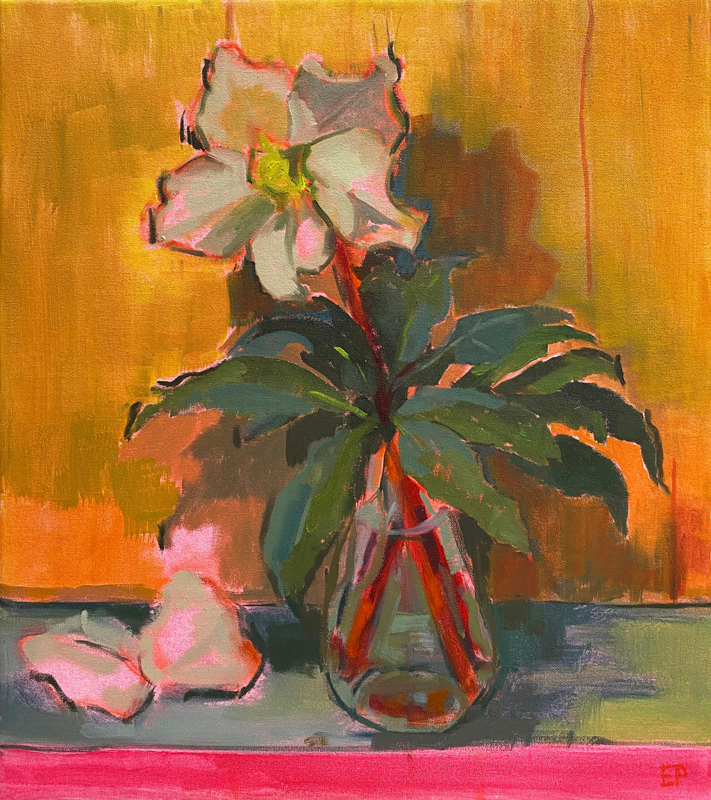 'I Wish You Happiness, Oil Painting, Framed