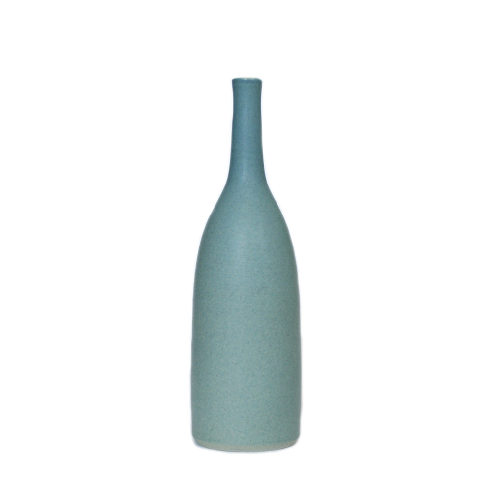 Teal Bottle Vase