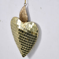 Mosaic Glass Heart Ornament