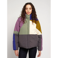 Landscape Colour Block Short Puffer