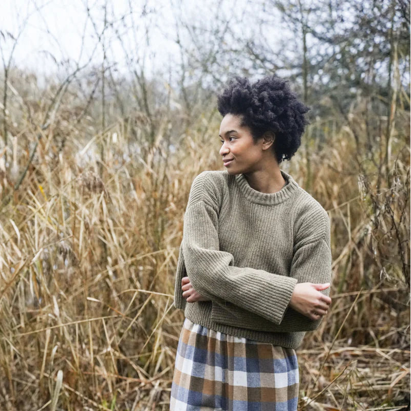 Leo Wool Jumper - Taupe Marl