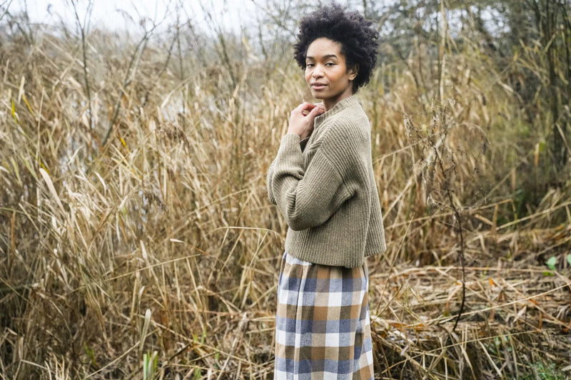 Leo Wool Jumper - Taupe Marl