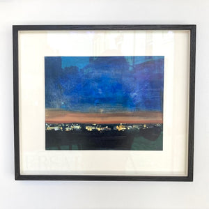 'Lockdown View' Oil on Board, Framed