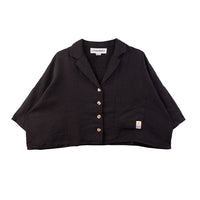 Maxim Linen Shirt- Black