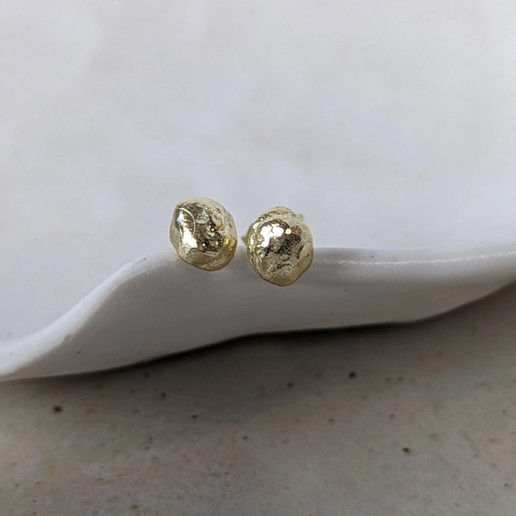 Mini Dara Studs, Gold Plated