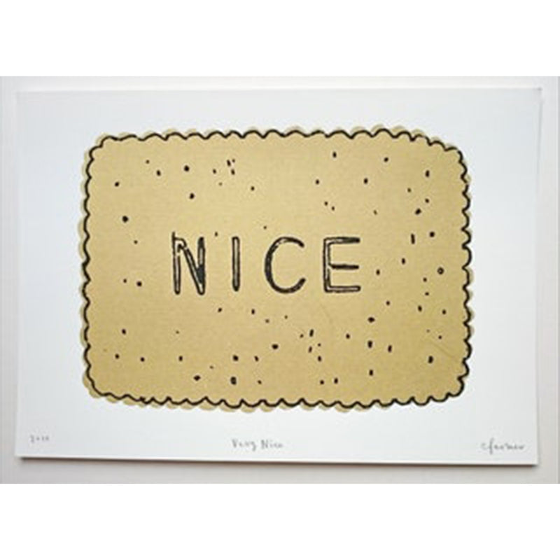 'Nice Biscuit' - Screenprint