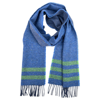 Ocean Stripe Wool Scarf